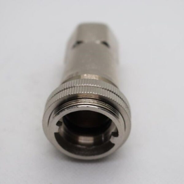 Quality Straight Bayonet Socket 1/2" Female BSP Thread c/w mounting lock rings for a neater finish.