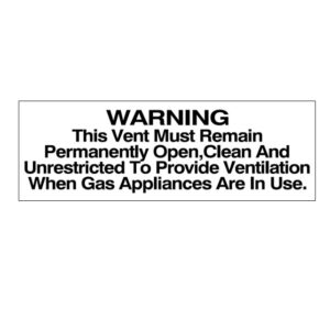 Caravan Gas Label