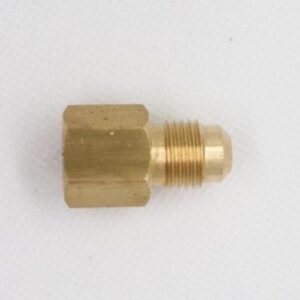 Quality Brass LPG Gas Union Fitting 5/16" Male SAE Flare x 1/4" Female BSP Thread