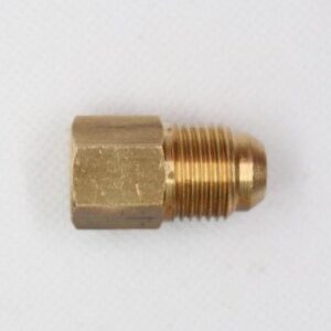 Quality Brass LPG Gas Union Fitting 3/8" Male SAE Flare x 1/8" Female BSP Thread