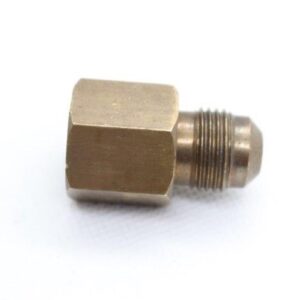 Quality Brass LPG Gas Union Fitting 3/8" Male SAE Flare x 3/8" Female BSP Thread