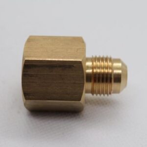 Quality Brass LPG Gas Union Fitting 3/8" Male SAE Flare x 1/2" Female BSP Thread