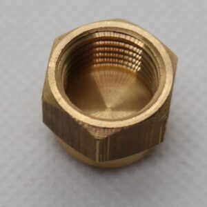 Quality Brass LPG Gas Hex Cap Fitting 1/4" Female BSP Thread