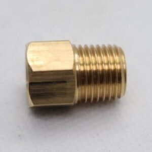 Quality Brass LPG Gas Inverted Flare Union Fitting 1/4" Inverted Flare x 1/4" Male BSP Thread