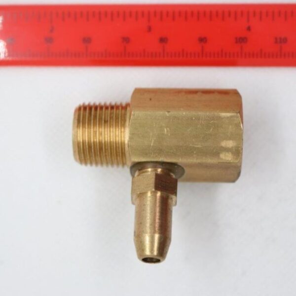 Quality Brass LPG Gas Test Point Union Fitting with CW Capture Test Point 3/8" Male BSP Thread x 3/8" Female BSP Thread