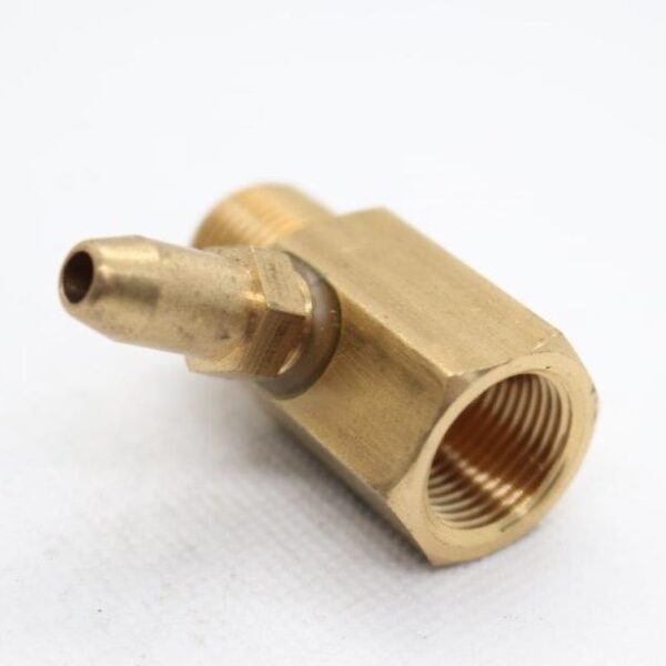 Quality Brass LPG Gas Test Point Union Fitting with CW Capture Test Point 3/8" Male BSP Thread x 3/8" Female BSP Thread