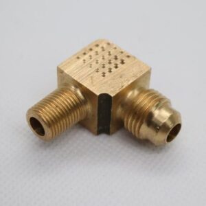 Quality Brass LPG Gas Elbow Fitting 5/16" Male SAE Flare x 1/8" Male BSP Thread