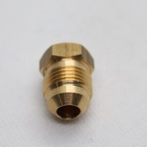 Quality Brass LPG Gas Plug Fitting 3/8" Male SAE Flare